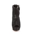 Plateau Ankle Boots BELLA-28 - Schwarz