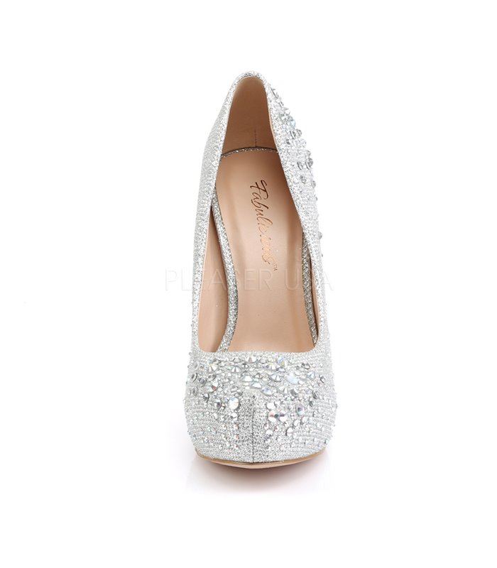 Plateau Pumps DESTINY-06R- Silber