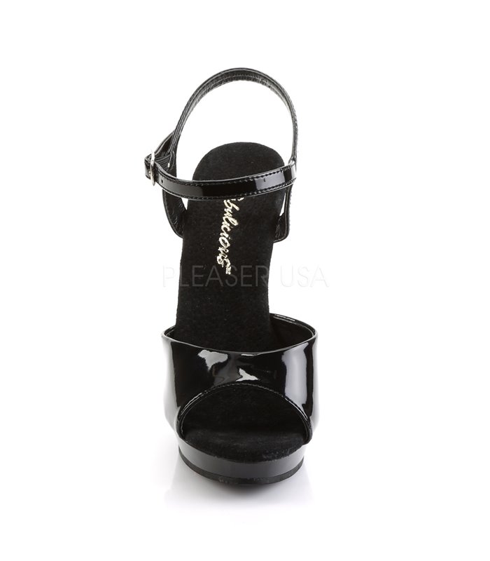 Sandalette LIP-109 - Lack Schwarz