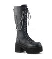 Demonia Plateau Stiefel RANGER-303 Schwarz