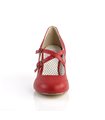 Kitten Heels FLAPPER-35 - Rot