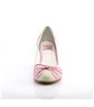 Retro Pumps WIGGLE-17 - Creme/Rosa