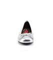 Pleaser Ballerinas Pleaser Pink Label ANNA-01 silber