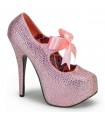 Strass High Heels TEEZE-04R - Baby Pink