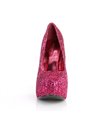 Plateau Pumps TEEZE-06GW - Glitter Hot Pink (Weit)