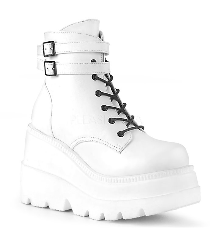 Plateau Stiefeletten SHAKER-52 - Weiss