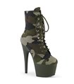 Plateau Stiefelette ADORE-1020CAMO - Camouflage