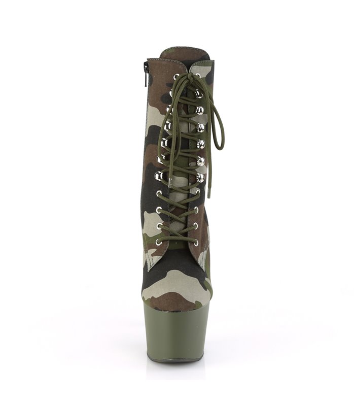 Plateau Stiefelette ADORE-1020CAMO - Camouflage