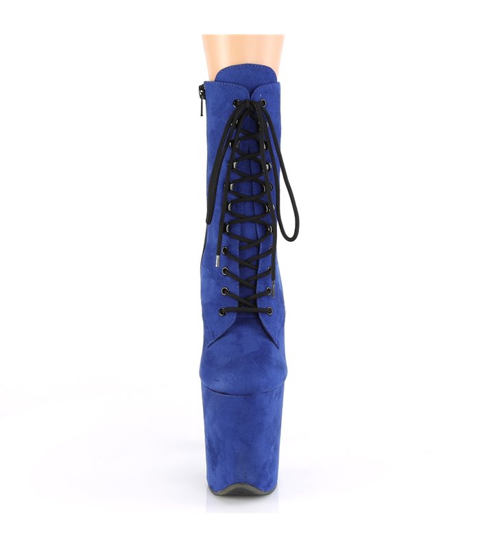 Extrem Plateau Heels  FLAMINGO-1020FS - Royal Blau