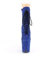 Extrem Plateau Heels  FLAMINGO-1020FS - Royal Blau