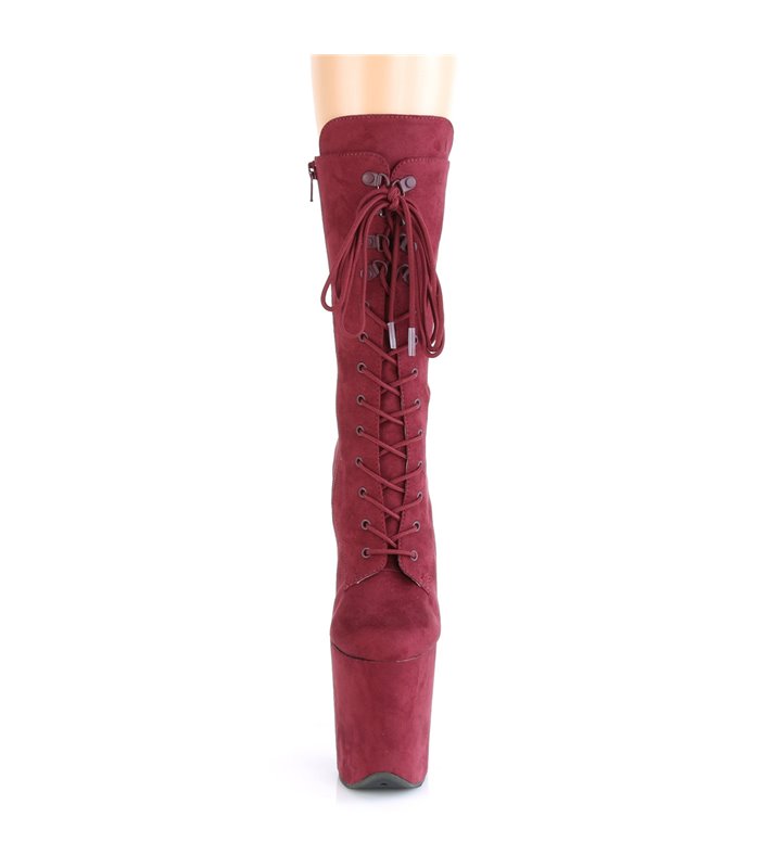 Extrem Plateau Heels  FLAMINGO-1050FS - Burgunderrot