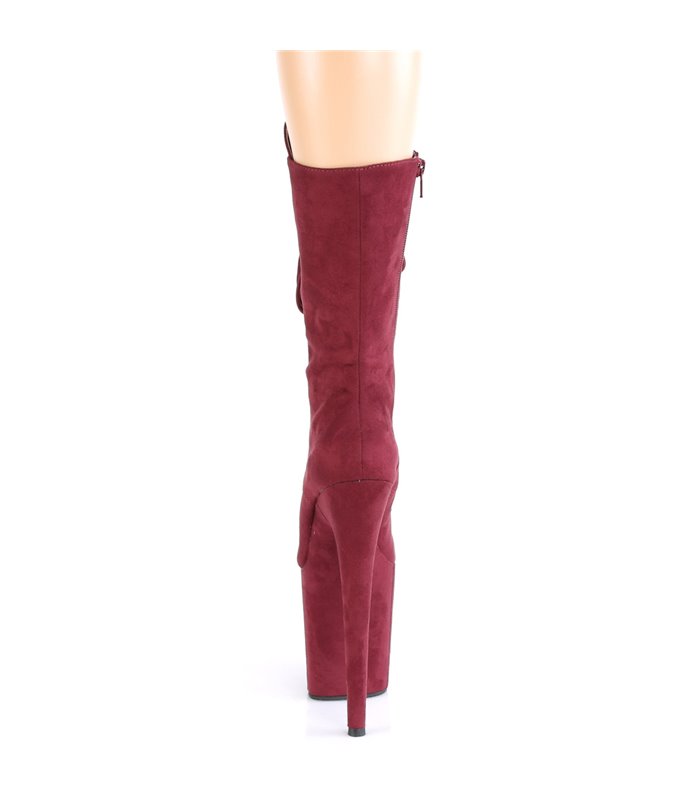 Extrem Plateau Heels  FLAMINGO-1050FS - Burgunderrot