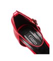 Giaro Galana 1002 Damen Herren Plateau Sandaletten rot lack