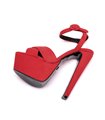 Giaro Sissi Damen Herren Plateau Sandaletten rot