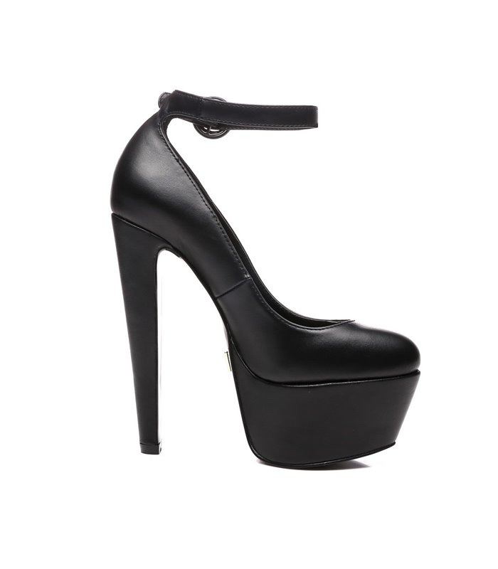 Giaro Vicky Damen Herren Plateau High-Heels schwarz 