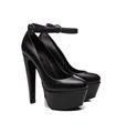 Giaro Vicky Damen Herren Plateau High-Heels schwarz 