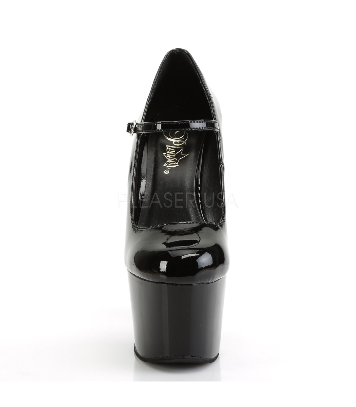 Sandali Plateau Pleaser Flam809/B/M - Tacco 20.3 Cm, Piattaforma 10 Cm, 100% Sintetico, Donna - Foto 9