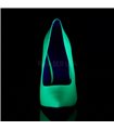 Pleaser Pumps AMUSE-20 Neon Grün Lack