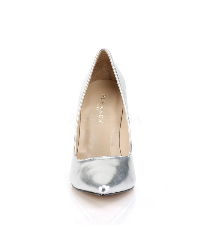 Stiletto Pumps CLASSIQUE-20 - PU Silber Metallic