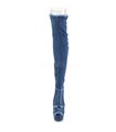 Plateau Overknee DELIGHT-3030 - Blau