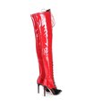 Giaro Overknee Stiefel Veruska rot schwarz