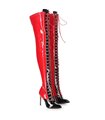 Giaro Overknee Stiefel Veruska rot schwarz