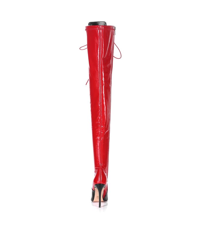 Giaro Overknee Stiefel Veruska rot schwarz