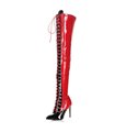 Giaro Overknee Stiefel Veruska rot schwarz