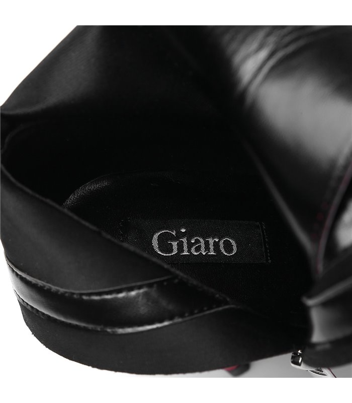 Giaro Overknee Stiefel Veruska schwarz rot