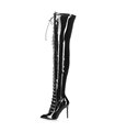 Giaro Overknee Stiefel Veruska schwarz lack