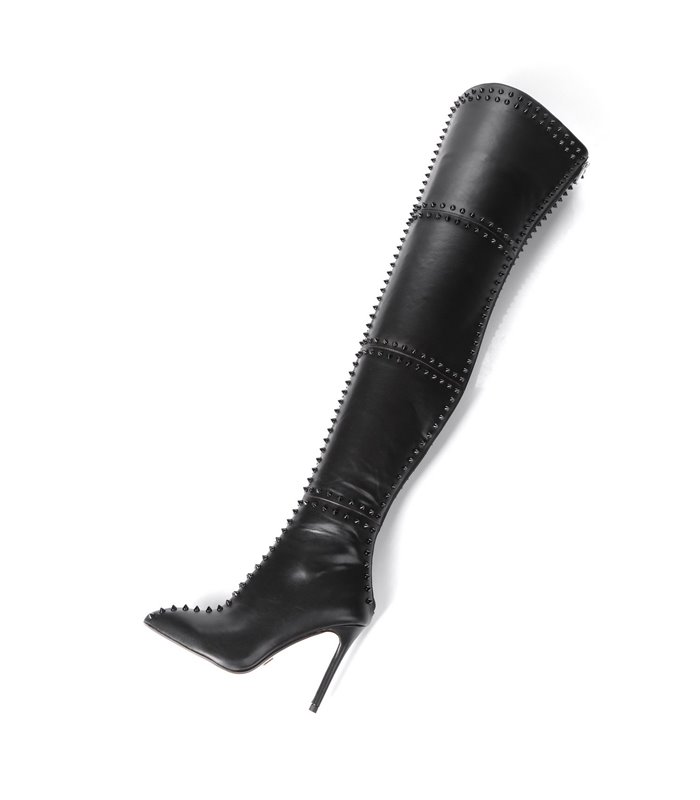 Giaro Overknee Stiefel Luna schwarz matt