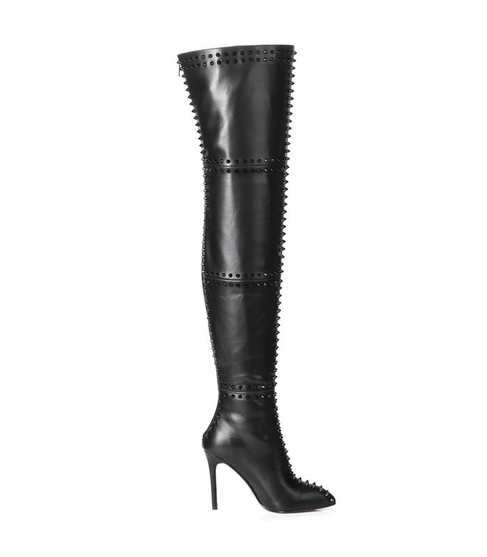 Giaro Overknee Stiefel Luna schwarz matt