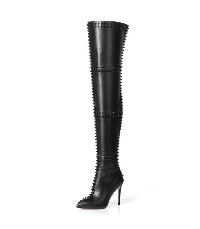 Giaro Overknee Stiefel Luna schwarz matt