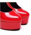 Giaro Galana 1001 Plateau Pumps rot lack