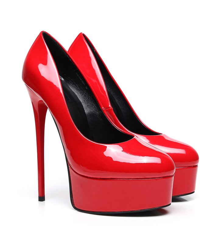 Giaro Galana 1001 Plateau Pumps rot lack