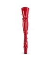 Plateau Overknee Stiefel FLAMINGO-3063 - Rot
