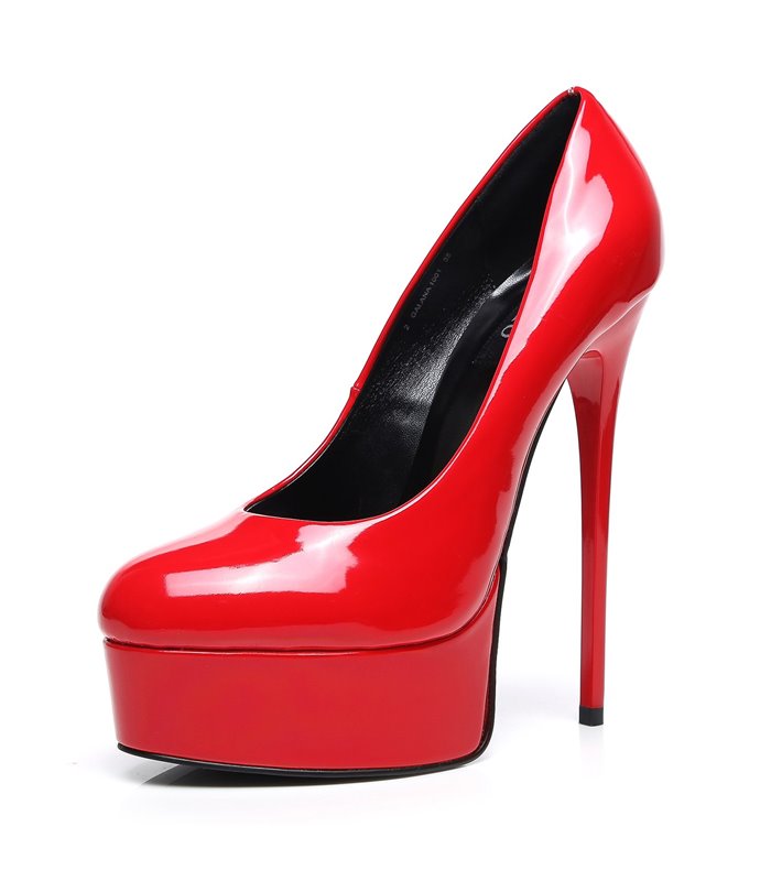 Giaro Galana 1001 Plateau Pumps rot lack