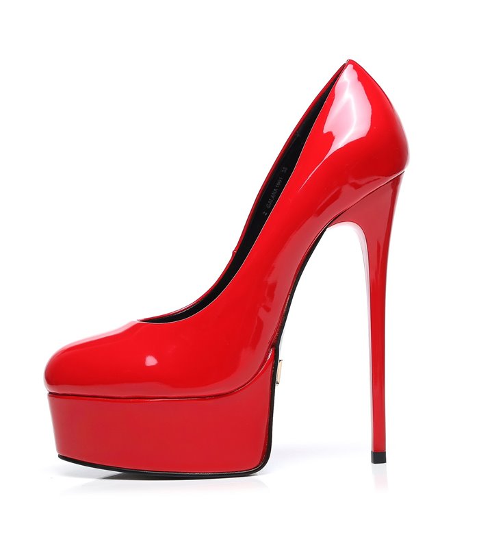 Giaro Galana 1001 Plateau Pumps rot lack