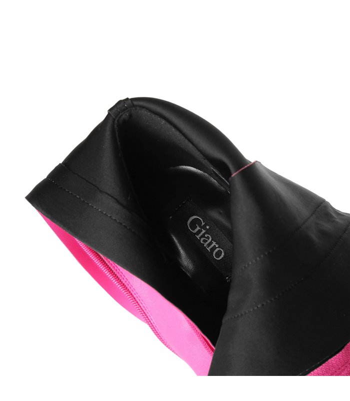 Giaro Plateau Overknee Stiefel Mouchard Pink