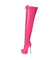 Giaro Plateau Overknee Stiefel Mouchard Pink