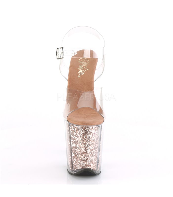 Extrem Plateau Heels FLAMINGO-808G - Rose Gold