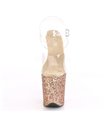 Extrem Plateau Heels FLAMINGO-808LG - Rose Gold