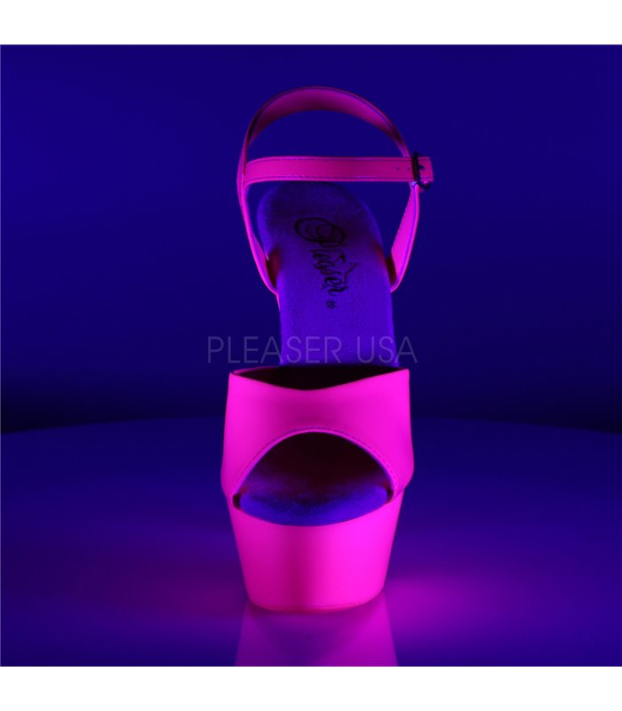 Plateau High Heels KISS-209UV - Neon Pink