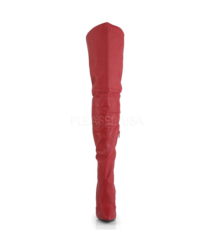 Pleaser Overknee Stiefel LEGEND-8899 Rot