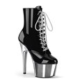 Platform Ankle Boots ADORE-1020 - Black/Silver