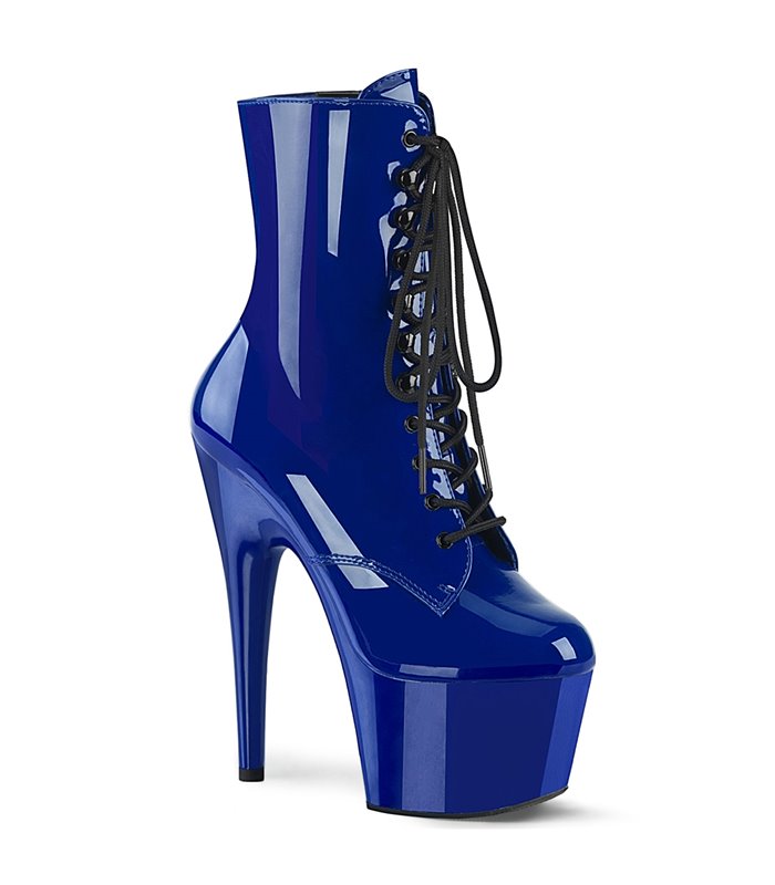 Plateau Stiefelette ADORE 1020 Lack Royal Blau buy online