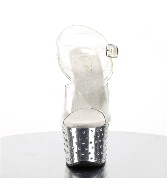 Plateau Sandalette STARDUST-708 - Silber