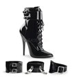 Extrem High Heels DOMINA-1023 - Lack Schwarz