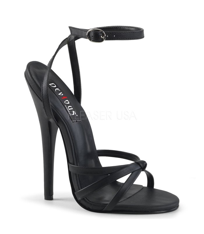 Extrem High Heels DOMINA-108 - PU Schwarz