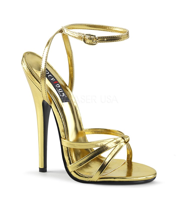 Extrem High Heels DOMINA-108 - Gold